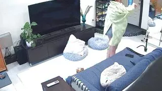 Webcam Wife Changing Clothes Naked Tits and Ass