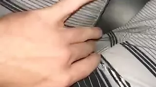 Rubbing my cock through my shorts