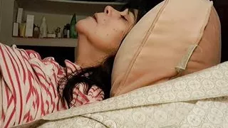 stepson in my bed fucking and we almost got caught