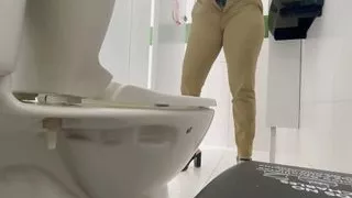 Camera in public bathroom records Dr. VERGARA's secretary