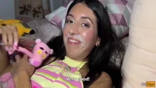 Stepsister Took Off His Condom To Feel The Hot Sperm!