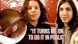 Ersties - Agave & Magena Do Lesbian Things In the Sauna For All To See