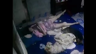 When the wife is home alone..4