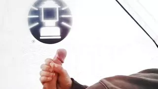 Camping Big Cock Cumshot! Thick Cock Cumming Hard Male MOANING!