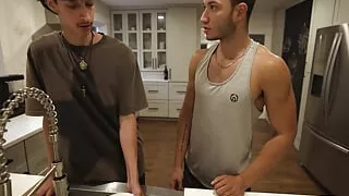 Thanks Stepbro!  TJ Wants to Impress StepBro Vincent, Chores, Dirty (mmm Smelly) Clothes, Crushing HARD.  Finally Gets Vincent!