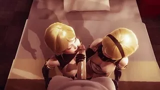 fucked the twins from nier automata