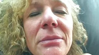 Tattooed mature German whore fucks hard cock