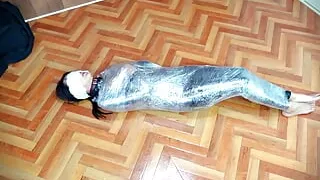 mummy Female Agent Escapes From Rap Bondage