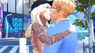 tatto slut loves hard anal sex