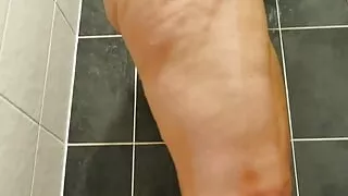 BBW Paige Turnah naked watch her big ass in the shower pussy play close up wet tits and ass