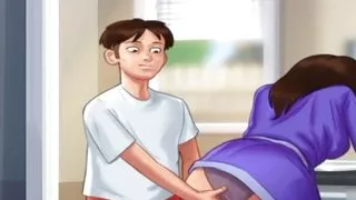 SummertimeSaga Inserted Cock In Mature Kitchen Sex Boy