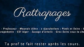 French Audio Porn   Teaser   The bad student is punished by the teacher