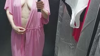 Hot brunette big ass Hairy pussy ???? Fitting room hairy pussy