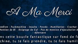 French Audio Porn   You are tied up and fucked by a fuck machine like a good submissive