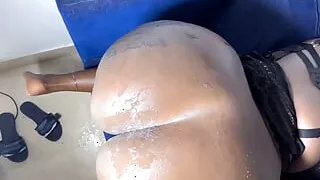 He couldn't let me leave without letting all the sweat and cum out.