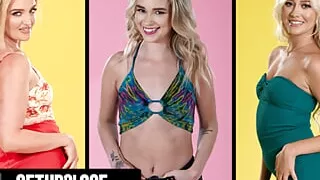 UP CLOSE - HORNY BLONDES COMPILATION! WITH CHARLIE FORDE, SKYLER STORM, & KHLOE KINGSLEY