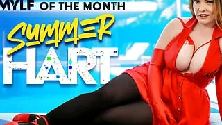 Bootylicious MILF Summer Hart Is June's MYLF Of The Month - BTS Interview & Hardcore Fucking