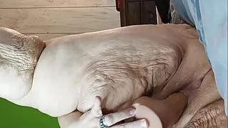 Shes Just Filthy Trash Tge Way She Pouns That Pussy with Her Virgin Tight Ass