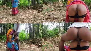 My friend's son fucked my pussy in the forest