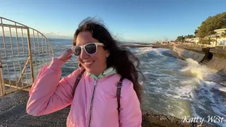 Picked Up A Girl On The Beach And Invited Me To Have Sex In The Shower