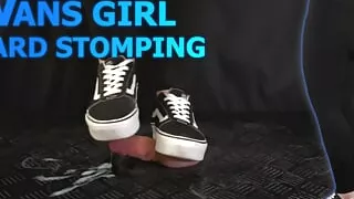 Vans Girl Hard Stomping, Full Weight Trampling - Trample, Bootjob, Ballbusting, CBT, Shoejob, Stomp, Shoes
