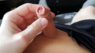 My little cock twitches in my pants