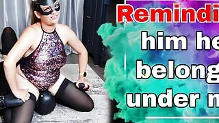 Training Zero Femdom Mixed Wrestling Facesitting Ballbusting Orgasm Cum CBT Bondage BDSM Real Homemade Milf Stepmom FLR