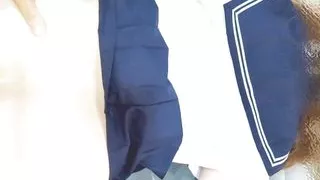 Sailor Suit Cosplay Wife and Sex