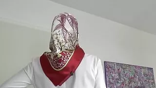 Satin Headscarves Fashion Show