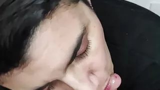 POV Facial with a Shaky Finale - He Can T Hold the Phone Still