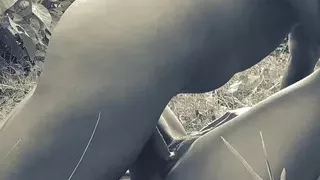 Sweet fucking of my wife's pussy the forest.