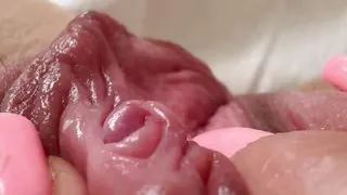 Hot girl in cute shorts rubs her needy pussy till cums hard. Solo pussy play till orgasm