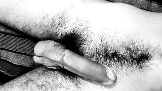 Horny Boy fucking pillow very hard . Hard dick boy masturbation with pillow.