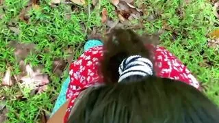 Fuck my boyfriend ..in my garden