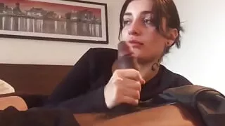 College Teen Cumshot Queen (Blowjob And Handjob)