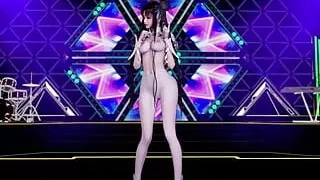 3D Hot Asian Dancer Got Fucked by Two Big Cock Stranger