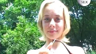 Sexy German teen gets pussy jerked by her man