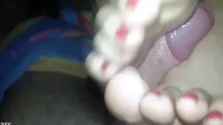 Beautiful Wifey Feet Perfect Footjob, Toejob and Solejob