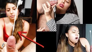 Huge cumshot compilation - So much cum! What does he eat? ...