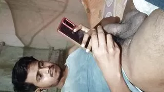 Horny teenage boy masterbating