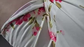 Step mom makenher nails in bed with naked step son