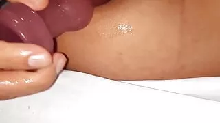 Full video fucking my narrow ass with a gay dildo