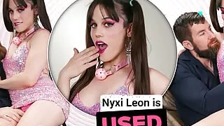 BOBSTGIRLS - Guy fucks Nyxi. Hardcore anal and bareback anal