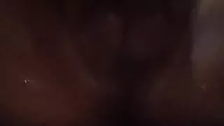 Femboy plays with his penis by inserting a small rod into it