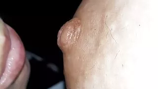 She plays with my nipples and then with my pussy - Lesbian-candys