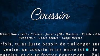 French Audio Porn   Take your pillow and masturbate very gently ASMR