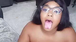 MY STEPSISTER'S LESBIAN GIRLFRIEND gives me a Russian