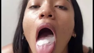 Pov blowjob with my stepfather's huge bbc -amateur couple- nysdel