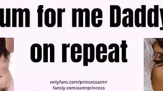 Cum for me daddy ASMR