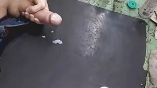 MASTURBATING on my WORKBENCH at WORK!